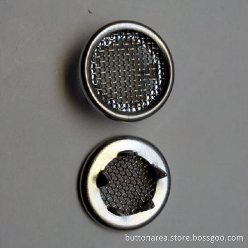 Snap button with nickel color